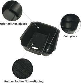 img 1 attached to 🚗 Усовершенствуйте VW Tiguan 2018-2021 с помощью органайзера JOJOMARK для подлокотника - премиальное ABS-армрест бокс вторичного хранения