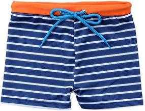 img 4 attached to 👦 Swimwear for Boys: Stylish Toddler Printed Bathing Clothes