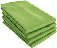 🌿 deconovo grass green rod pocket blackout curtains for nursery, 52 x 63 inches - room darkening and thermal insulated logo