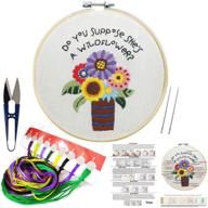 embroidery including scissors beginners handmade needlepoint needlework for embroidery logo