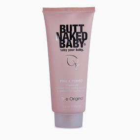 img 4 attached to Butt Naked Baby: Pink & Perfect Cream Oil- Ultimate Moisturizer for Extremely Dry Skin! Sunflower Oil, Shea, Chamomile, Pink Kaolin Clay, Pink Grapefruit, White & Green Tea, 3.4 oz