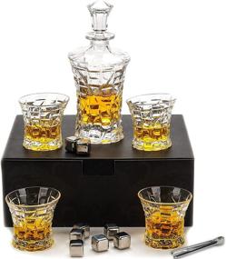 img 3 attached to HBLY Whiskey Decanter Set Men