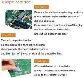 img 3 attached to AIYUNNI 200X200X1 5Mm Efficient Conductivity Temperature