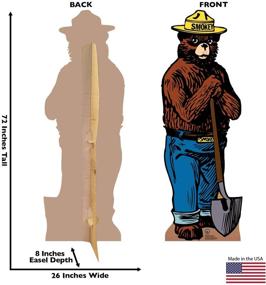 img 3 attached to 🔥 Authentic Smokey Bear Life Size Cardboard Cutout Standup by US Forest Service: A Perfect Reminder to Prevent Wildfires