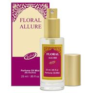 🌸 floral allure: alcohol-free perfume & natural essential oils by zoha - 25 ml/.85 oz logo