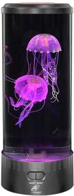 img 4 attached to 🌊 Lightahead Large LED Fantasy Jellyfish Lamp: Vibrant 5 Color Changing Effects, Ultimate Sensory Synthetic Jelly Fish Tank Aquarium Mood Lamp. Ideal Gift!