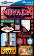 reminisce jet setters 2 nevada 3d sticker logo