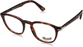 img 4 attached to Persol Mens PO3143V Eyeglasses Havana Men's Accessories