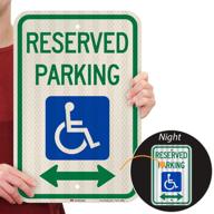 smartsign intensity reflective reserved parking logo