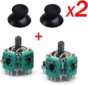 img 3 attached to 🎮 Yoogeer 2-Pack 3D Controller Joystick Axis Analog Sensor Module & Thumbstick for Xbox One - Includes Install Open Shell Tool, Torx T10H T8H T6 Screwdriver, Safe Prying Tool, and Cleaning Brush