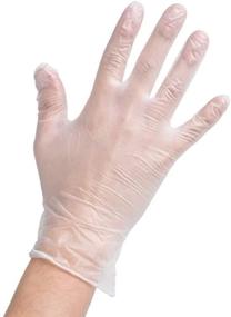 img 2 attached to 🧤 100 Pcs Noble Products Disposable Vinyl Gloves - Latex Free, Powder Free Clear Gloves for Cleaning, Cooking, Beauty, Dishwashing - Medium Size