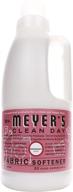 🌱 cruelty-free mrs. meyer’s clean day liquid fabric softener, infused with essential oils, paraben-free formula, 32 oz (32 loads), rosemary scent logo