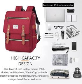 img 1 attached to 🎒 Waterproof Laptop Backpack - Casual and Versatile Option for Everyday Use