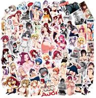 anime stickers pack - 130 sexy waifu, hentai, and anime decals for adults - perfect for cars, water bottles, skateboards, laptops, and more! logo