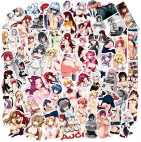 img 4 attached to Anime Stickers Pack - 130 Sexy Waifu, Hentai, and Anime Decals for Adults - Perfect for Cars, Water Bottles, Skateboards, Laptops, and more!