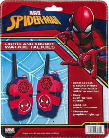 img 1 attached to 🕷️ Spiderman Walkie Talkies with Light-up Features - Fun & User-friendly