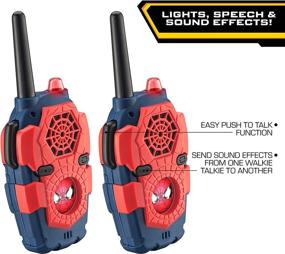 img 2 attached to 🕷️ Spiderman Walkie Talkies with Light-up Features - Fun & User-friendly