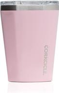 🌹 corkcicle gloss rose quartz tumbler: sleek 1 ea option for all-day beverage enjoyment логотип