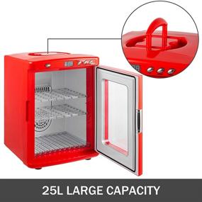 img 1 attached to 🔬 Scientific Lab Incubator: Happybuy Red Reptile Incubator 25L, Digital Cooling & Heating, 5-60°C Temperature Range, 12V/110V, Ideal for Small Reptiles and Reptile Egg Incubation