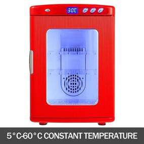 img 2 attached to 🔬 Scientific Lab Incubator: Happybuy Red Reptile Incubator 25L, Digital Cooling & Heating, 5-60°C Temperature Range, 12V/110V, Ideal for Small Reptiles and Reptile Egg Incubation