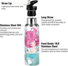 img 2 attached to Baofu Mermaid Insulated Stainless Leakproof