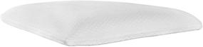 img 2 attached to 🛏️ Elite Rest Slim Sleeper - Medium Firm Thin Memory Foam Pillow, Premium Cotton Cover, Ideal for Stomach Sleepers, Hypoallergenic - Low Profile, 3 Inches Thickness