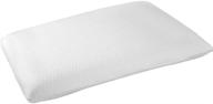 🛏️ elite rest slim sleeper - medium firm thin memory foam pillow, premium cotton cover, ideal for stomach sleepers, hypoallergenic - low profile, 3 inches thickness logo
