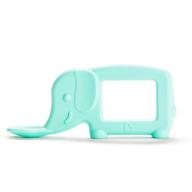🍼 baby toon silicone teether spoon – elephant mint | shark tank featured logo