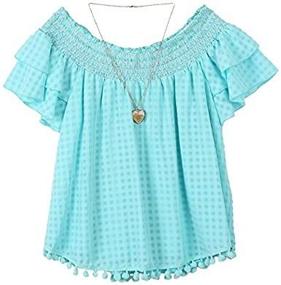 img 4 attached to Speechless Girls Smocked Lavender X Large Girls' Clothing and Tops, Tees & Blouses