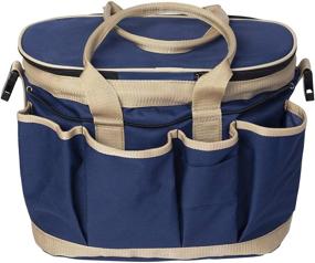 img 3 attached to 🐴 Huntley Equestrian Deluxe Grooming Organizer Bag in Navy Blue (02123)