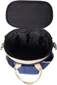 img 2 attached to 🐴 Huntley Equestrian Deluxe Grooming Organizer Bag in Navy Blue (02123)