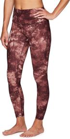 img 2 attached to 🩲 RBX Active Women's Ankle Full-Length Printed Athletic Running Yoga Leggings