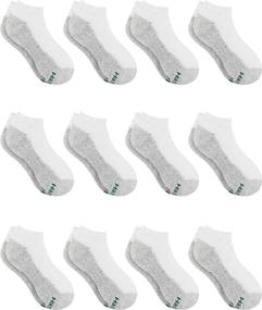 img 4 attached to 🧦 Durable Hanes Boys' Multipack No Show Socks - Long-lasting Comfort!