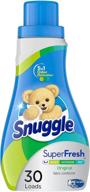 🌸 snuggle plus super fresh liquid fabric softener with odor eliminating technology, 31.7 fl oz (packaging may vary) logo