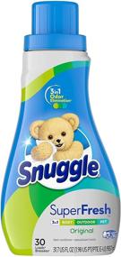 img 2 attached to 🌸 Snuggle Plus Super Fresh Liquid Fabric Softener with Odor Eliminating Technology, 31.7 fl oz (Packaging May Vary)