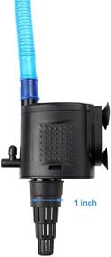 img 2 attached to 💦 AQUANEAT 60/130/210/320GPH Aquarium Powerhead: Enhance Your Fish Tank with Efficient Filtration, Oxygenation, and Circulation