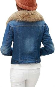 img 1 attached to YOUMU Fleece Jacket Thicken Sherpa Women's Clothing in Coats, Jackets & Vests