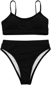 img 4 attached to Selowin Womens Waisted Cheeky Swimsuit Women's Clothing for Swimsuits & Cover Ups