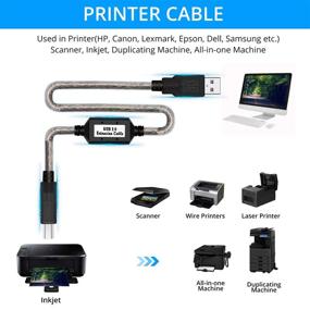 img 2 attached to Active USB Printer Cable Male