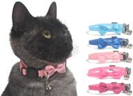 🐱 enhance your cat's style and safety with zblgo cat collars — 5pcs with bells logo