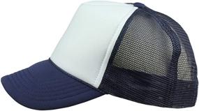 img 2 attached to 🧢 2-Pack ImpecGear Youth Kid's Baseball Trucker Hats: Mesh Caps - Get 2 for the Price of 1!