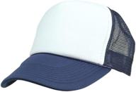 🧢 2-pack impecgear youth kid's baseball trucker hats: mesh caps - get 2 for the price of 1! logo