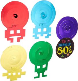 img 2 attached to 🌀 80's Spiral Decorations (Pack of 5)