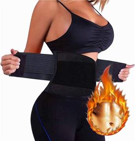 img 3 attached to QEESMEI Waist Trainer Belt Women Women's Clothing