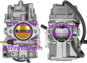 img 3 attached to 🏍️ Карбюратор с впускным коллектором для Yamaha Warrior 350 1987-2004 / Big Bear 350 YFM350 1987-1998 / Moto-4 350 YFM350 1987-1990 и 1992-1995