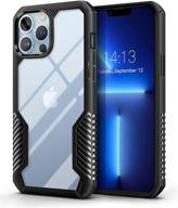 📱 military grade shockproof iphone 13 pro max case - mobosi vanguard armor protective cover (matte black) logo