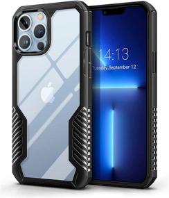 img 4 attached to 📱 Military Grade Shockproof iPhone 13 Pro Max Case - MOBOSI Vanguard Armor Protective Cover (Matte Black)