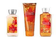 🛁 набор подарочный sensual amber от bath & body works: погрузитесь в роскошный уход за ванной и телом! логотип