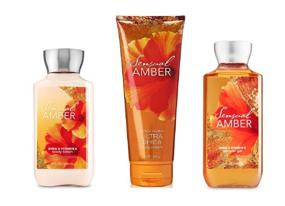 img 4 attached to 🛁 Набор подарочный Sensual Amber от Bath & Body Works: погрузитесь в роскошный уход за ванной и телом!