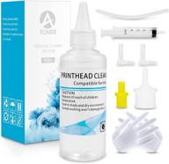 atoner 100ml universal printer cleaning kit for inkjet printers hp/canon/brother | works with wf-3640 wf-7710 wf-7620 | printhead cleaning kit for liquid printers nozzle logo